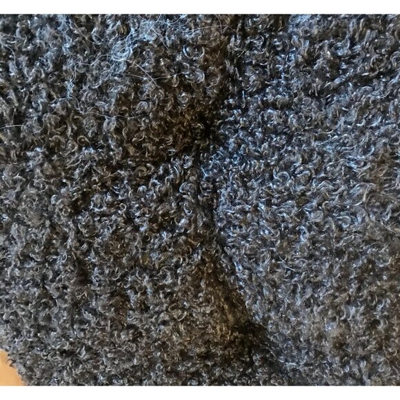 Gray Shag Like Cushion 20"x16" Rectangle Fluffy Accent Pillow - Picture 2 of 6